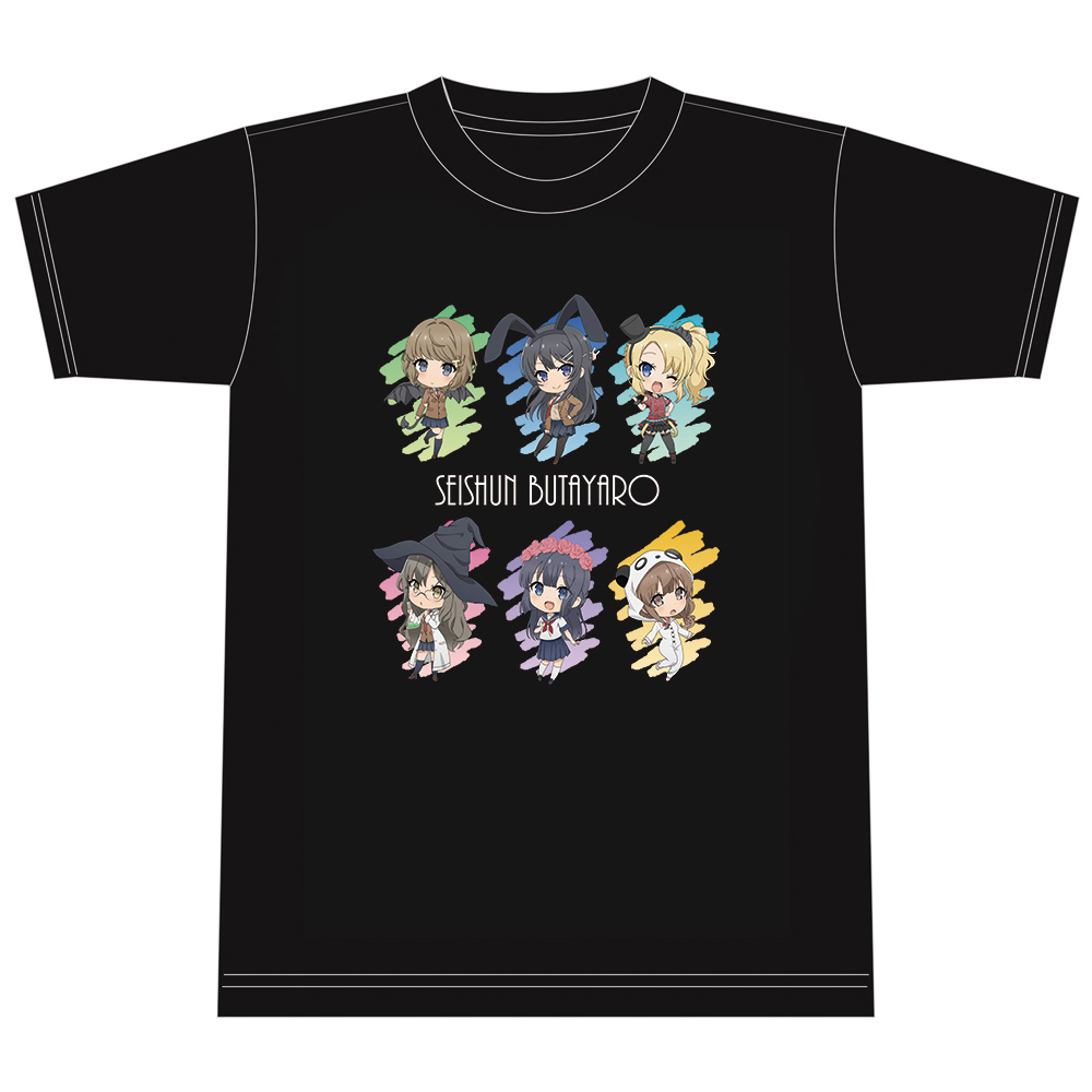 青春ブタ野郎はバニーガール先輩の夢を見ない Tシャツ[SDキャラ] Mサイズ Image 3 | AniSmile