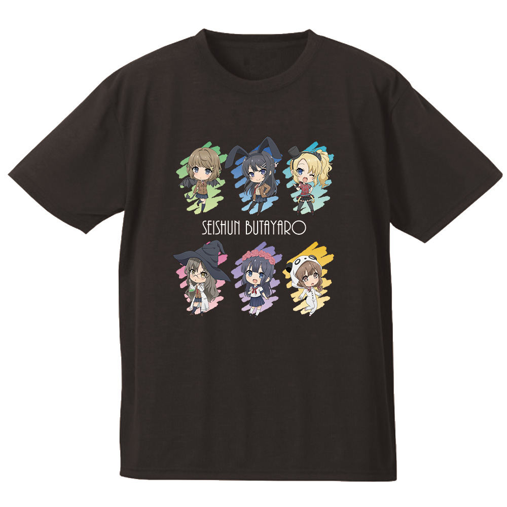 青春ブタ野郎はバニーガール先輩の夢を見ない Tシャツ[SDキャラ] XLサイズ Image 4 | AniSmile