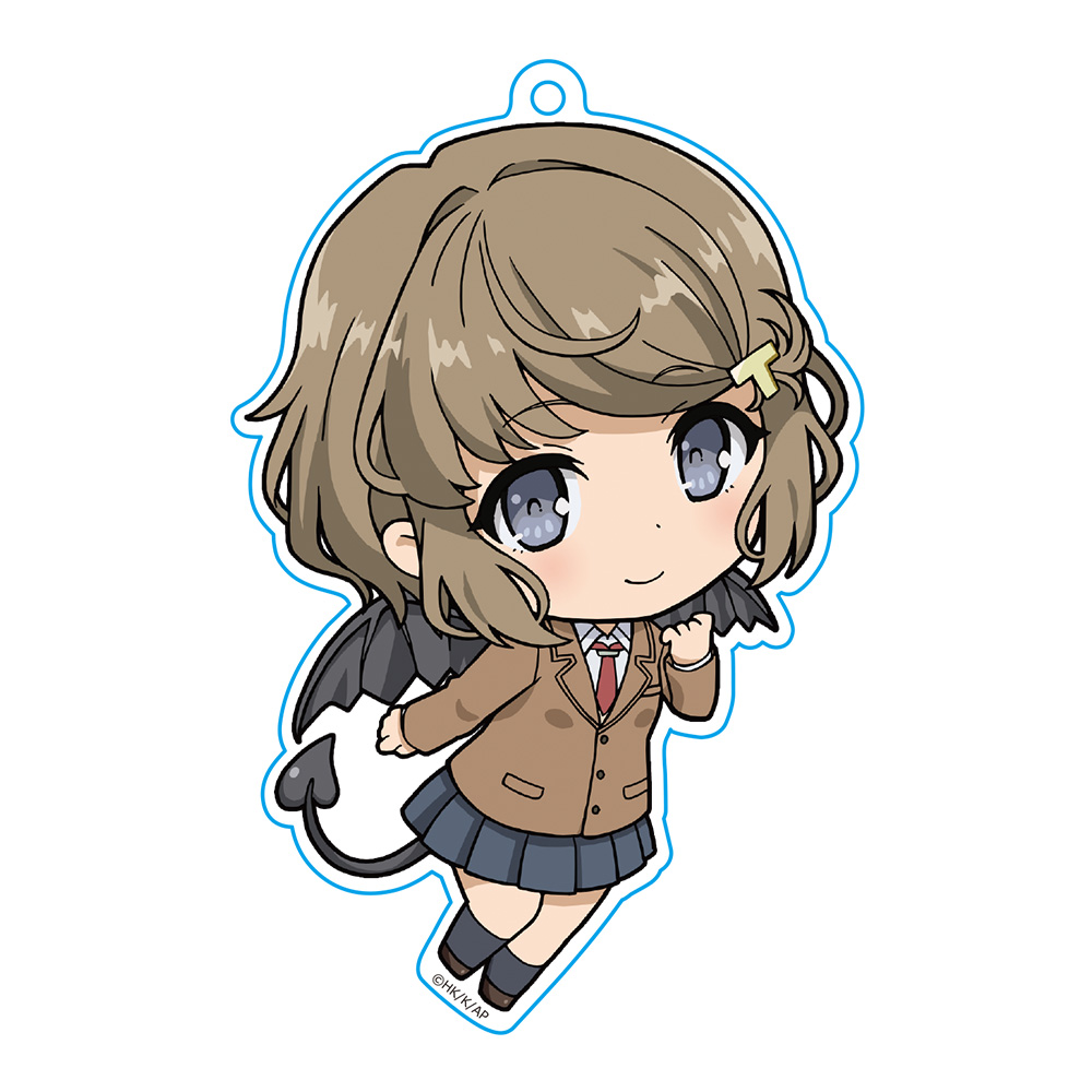 青春ブタ野郎はバニーガール先輩の夢を見ない ぷにこれ!キーホルダー 古賀朋絵 - AniSmile