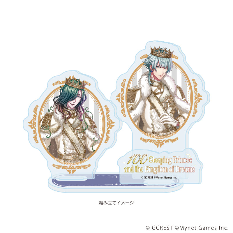 アクリルスタンドプレート「夢王国と眠れる100人の王子様」78/凍哉&ネペンテス(公式イラスト) 图片 2 | AniSmile