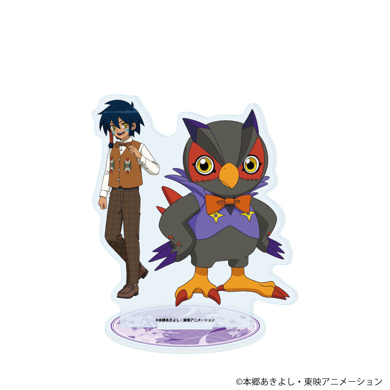 アクリルスタンド「デジモンセイバーズ」04/イクト&ファルコモン(描き下ろしイラスト) - AniSmile
