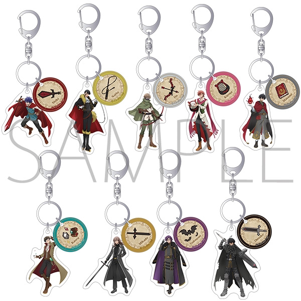 桃源暗鬼 2連アクリルキーホルダーコレクション/RPG - official product image | AniSmile