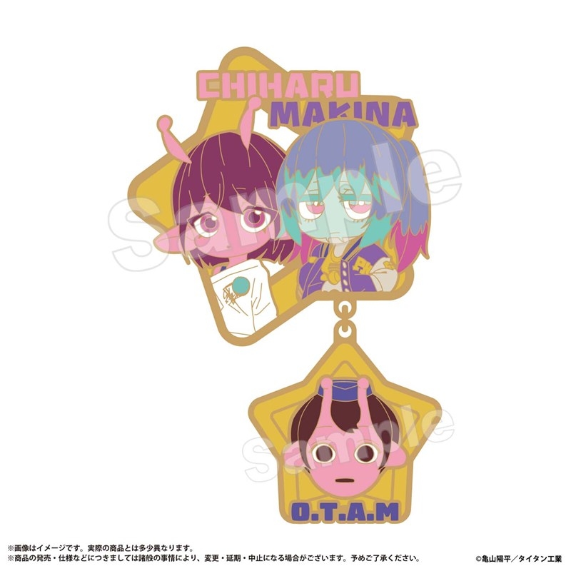 銀河特急ミルキーサブウェイ 10月 Cピンバッジチハル&マキナミルキーサブウェ - AniSmile