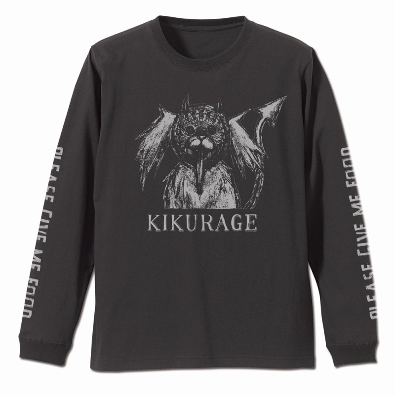 ドロヘドロ(原作版) キクラゲ 袖リブロングスリーブTシャツ/SUMI-XL - 官方商品图片 | AniSmile