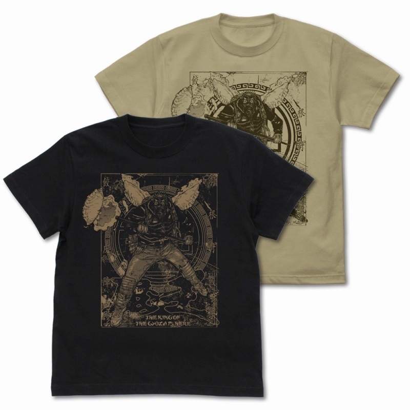 ドロヘドロ(原作版) カイマン Tシャツ ギョーザ魔王 Ver./SAND KHAKI-S 图片 2 | AniSmile