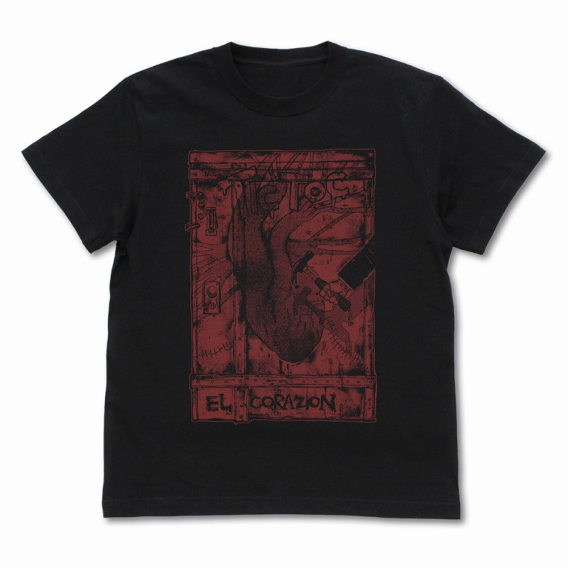 ドロヘドロ(原作版) 心「扉」Tシャツ/BLACK-M - AniSmile