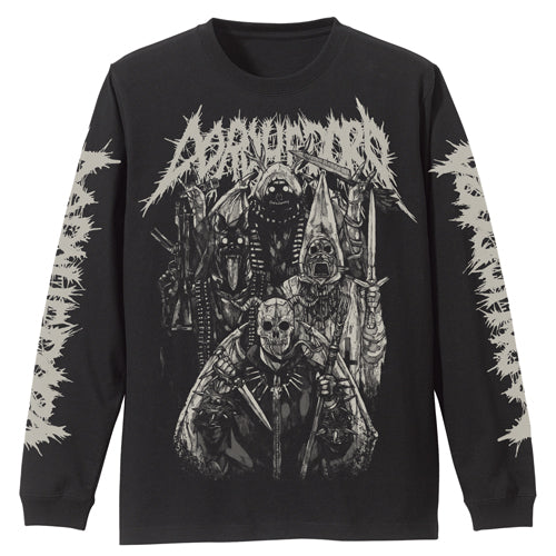 ドロヘドロ(原作版) 悪魔たちの袖リブロングスリーブTシャツ/BLACK-S - official product image | AniSmile
