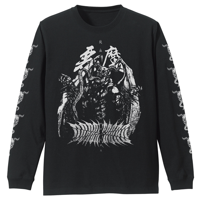 ドロヘドロ(原作版) チダルマ 袖リブロングスリーブTシャツ/BLACK-M - AniSmile
