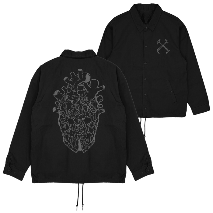 ドロヘドロ(原作版) 心 マスク T/Cコーチジャケット/BLACK-XL - official product image | AniSmile