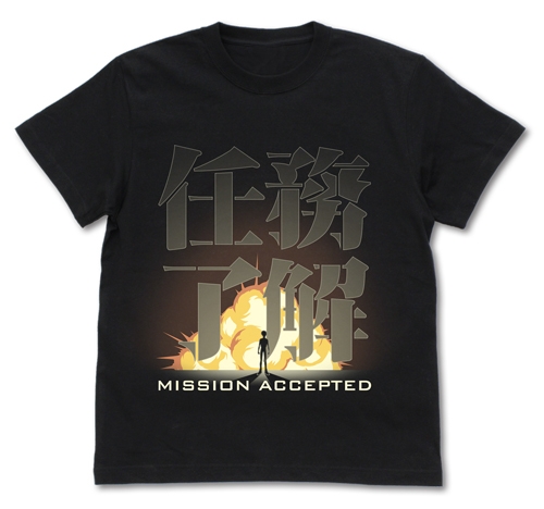 ガンダム 任務了解 Tシャツ/BLACK-XL - AniSmile
