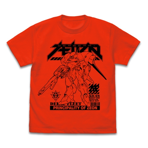 機動戦士ガンダム0083 STARDUST MEMORY ガーベラ・テトラ Tシャツ/HIGH RED- - AniSmile