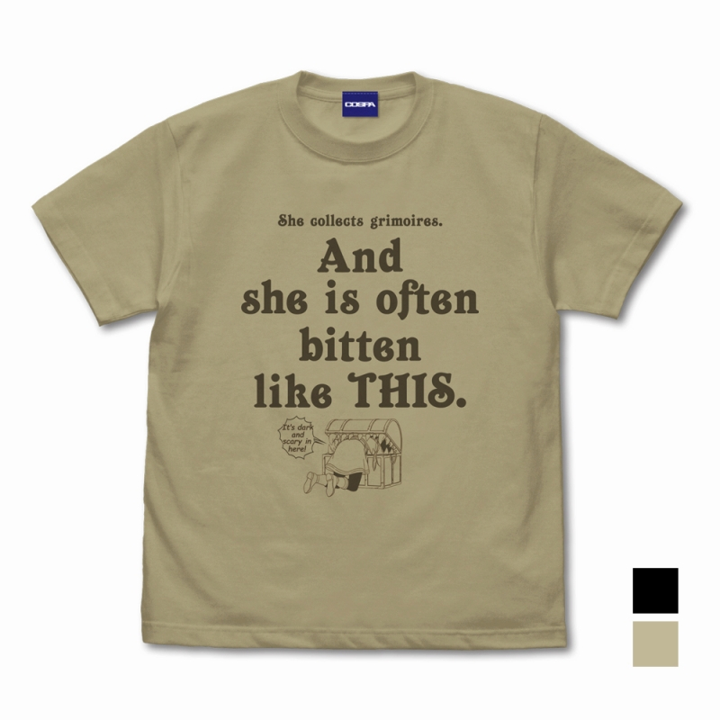 葬送のフリーレン ミミックに食べられるフリーレン Tシャツ/SAND KHAKI-S - 官方商品图片 | AniSmile