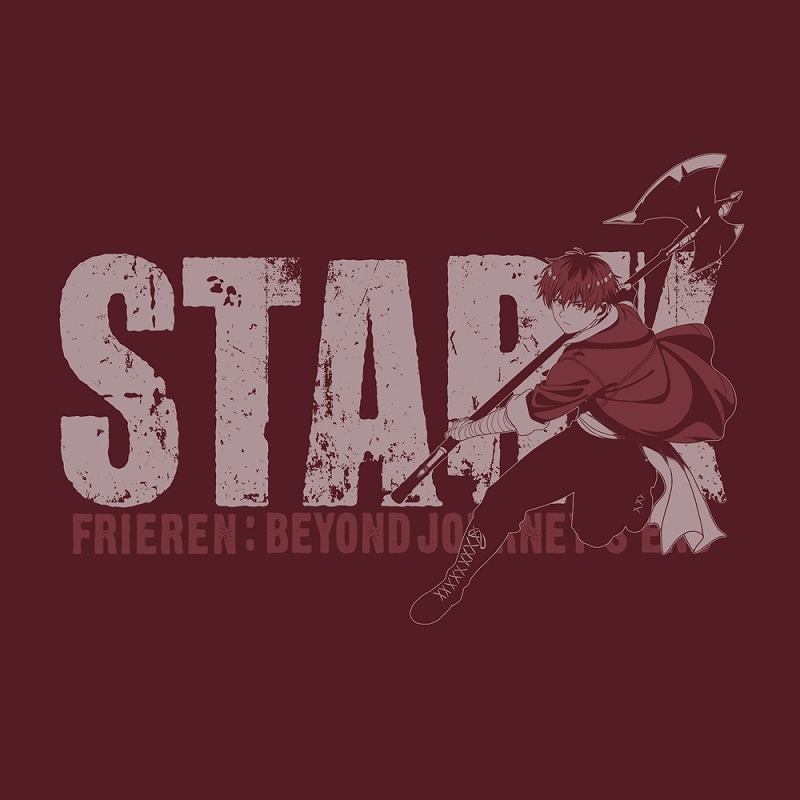 葬送のフリーレン シュタルク Tシャツ/BURGUNDY-M 图片 3 | AniSmile