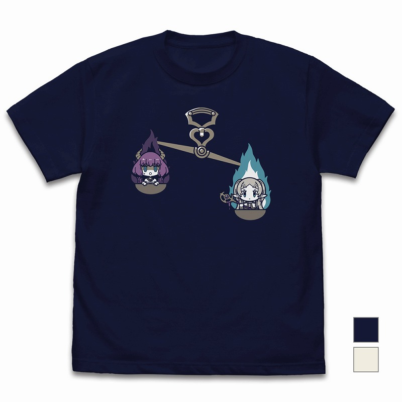 葬送のフリーレン 服従の天秤 Tシャツ/NAVY-XL - AniSmile