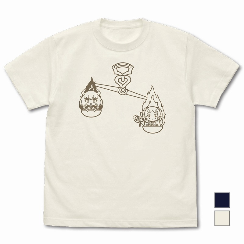 葬送のフリーレン 服従の天秤 Tシャツ/VANILLA WHITE-L - official product image | AniSmile