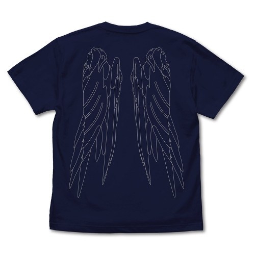 新機動戦記ガンダムW ウイングガンダムゼロ(EW)Tシャツ/NAVY-L Image 3 | AniSmile