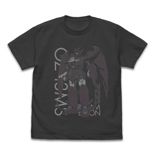 新機動戦記ガンダムW OZ-13MS ガンダムエピオン Tシャツ/SUMI-XL - official product image | AniSmile