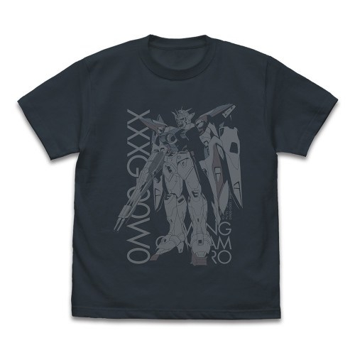 新機動戦記ガンダムW XXXG-00W0 ウイングガンダムゼロ Tシャツ/SLATE-M Image 2 | AniSmile