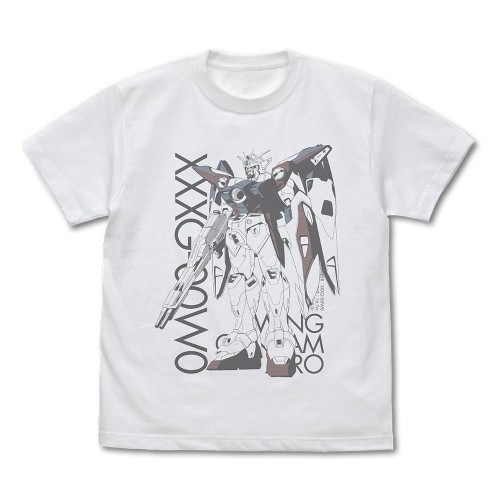 新機動戦記ガンダムW XXXG-00W0 ウイングガンダムゼロ Tシャツ/WHITE-M 图片 2 | AniSmile