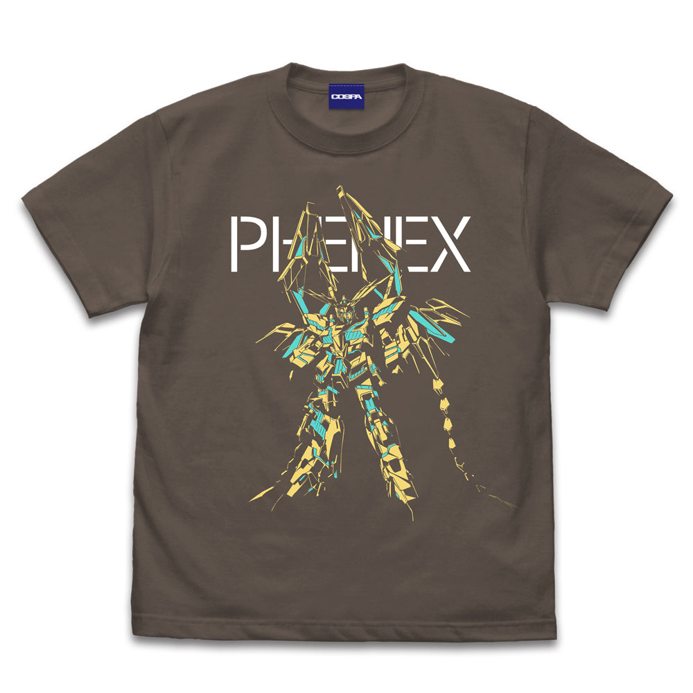 機動戦士ガンダムNT ユニコーンガンダム3号機 フェネクス Tシャツ/CHARCOAL-XL - AniSmile