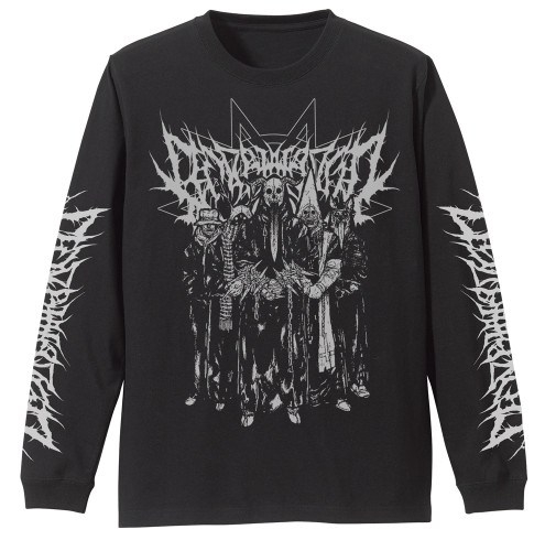 ドロヘドロ(原作版) チダルマと悪魔たちの袖リブロングスリーブTシャツ/BLACK-L 画像 2 | AniSmile