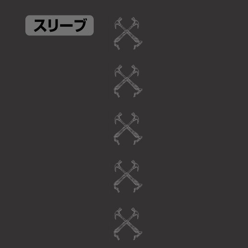 ドロヘドロ(原作版) 心 マスク 袖リブロングスリーブTシャツ/SUMI-L 图片 3 | AniSmile