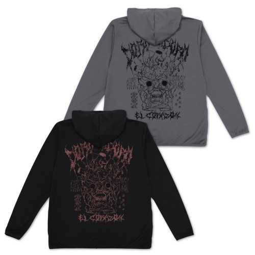 ドロヘドロ(原作版) 心 マスク 薄手ドライパーカー/BLACK-M - official product image | AniSmile