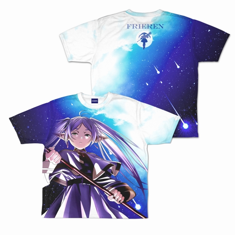 葬送のフリーレン フリーレン 両面フルグラフィックTシャツ/ - AniSmile
