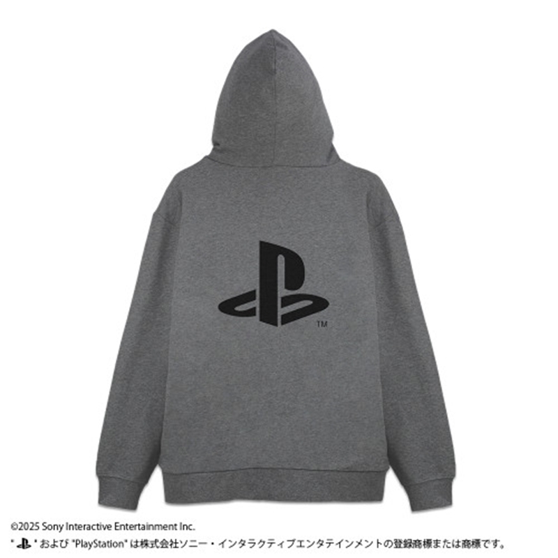 プレイステーション ジップパーカー for PlayStation Family Mark/MIX GRAY-L 图片 2 | AniSmile