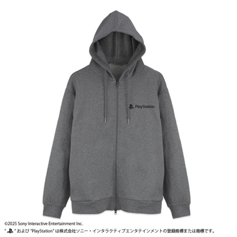 プレイステーション ジップパーカー for PlayStation Family Mark/MIX GRAY-M 图片 3 | AniSmile