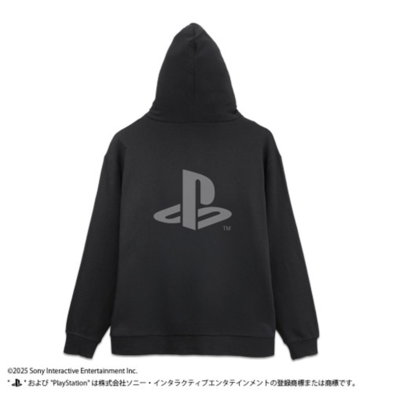 プレイステーション ジップパーカー for PlayStation Family Mark/BLACK-L 画像 2 | AniSmile