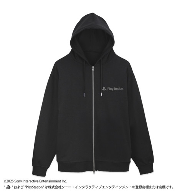 プレイステーション ジップパーカー for PlayStation Family Mark/BLACK-M Image 3 | AniSmile