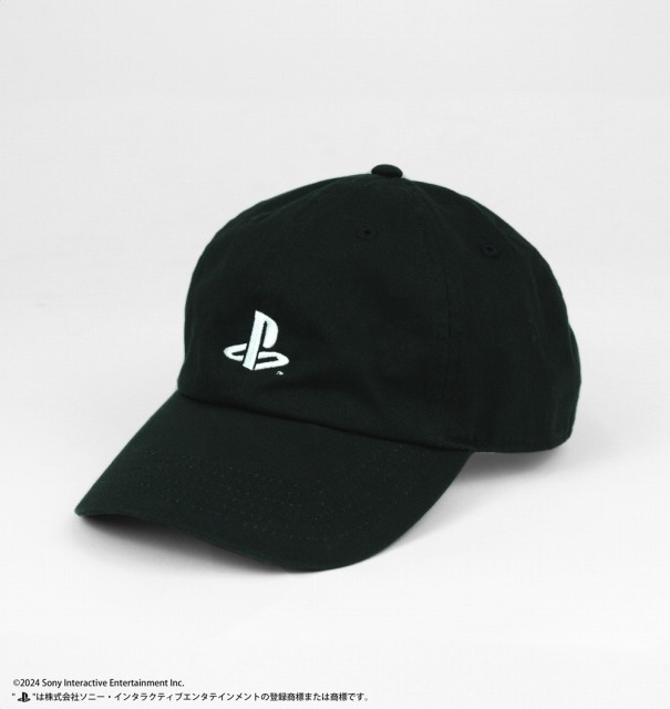 プレイステーション 刺繍ローキャップ for PlayStation/BLACK - 官方商品图片 | AniSmile