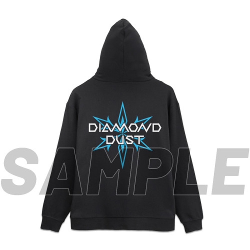 ガールズバンドクライ ダイヤモンドダスト ジップパーカー Ver.2.0/BLACK -L Image 2 | AniSmile