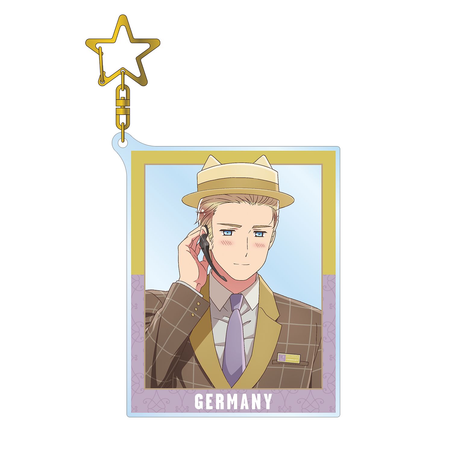 アニメ「ヘタリア World★Stars」 描き下ろしイラスト ドイツ 遊園地ver. BIGアクリルキーホルダー - 公式商品画像 | AniSmile