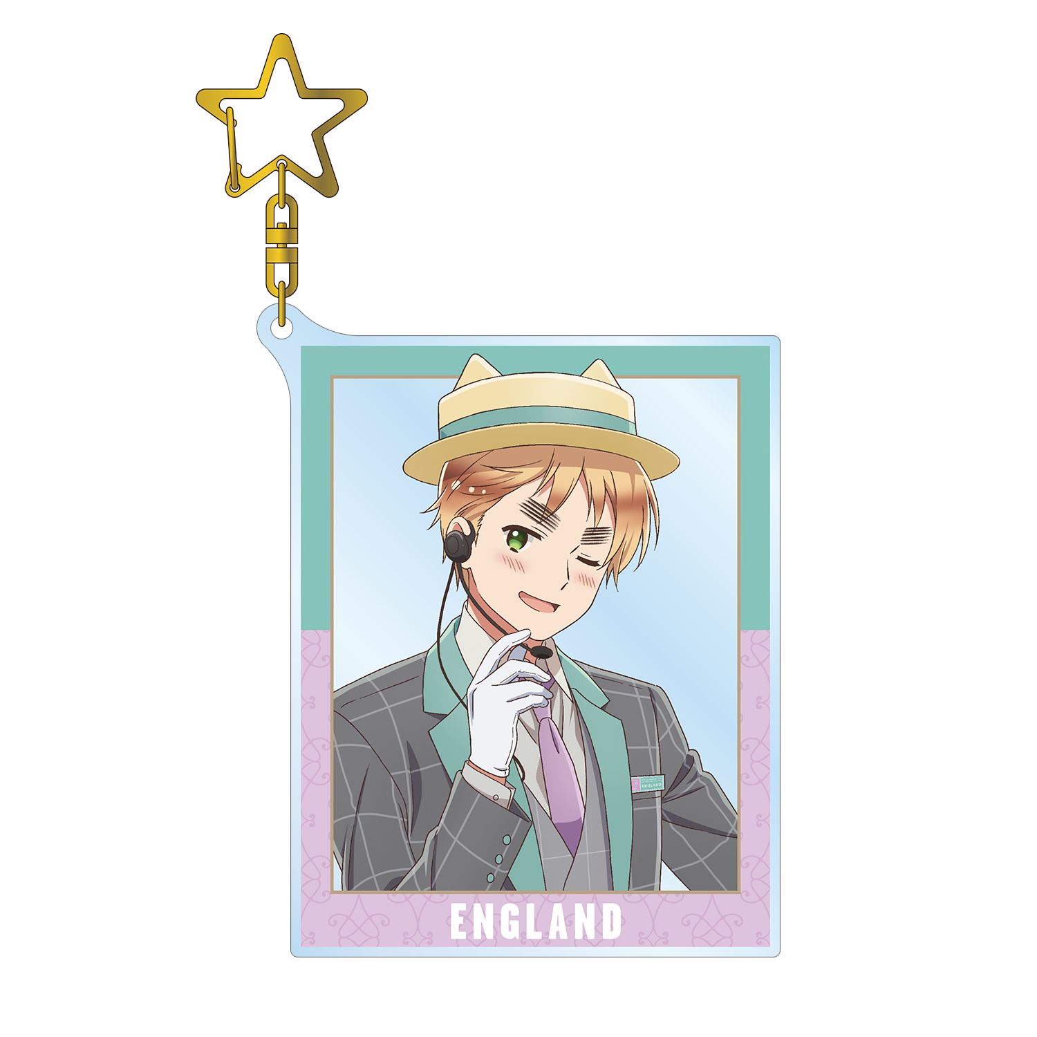 アニメ「ヘタリア World★Stars」 描き下ろしイラスト イギリス 遊園地ver. BIGアクリルキーホルダー - 公式商品画像 | AniSmile