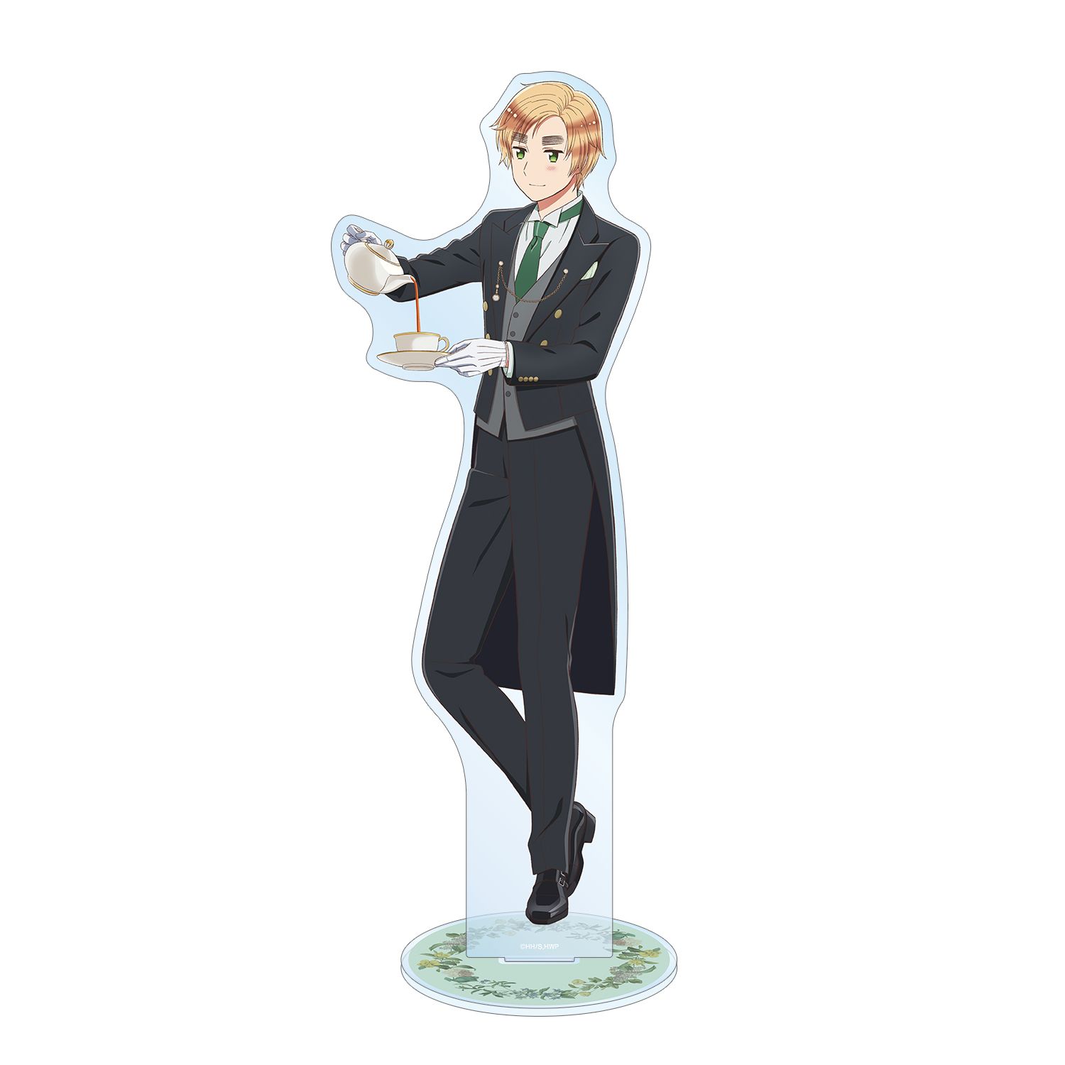 アニメ「ヘタリア World★Stars」 描き下ろしイラスト イギリス 執事ver. 特大アクリルスタンド - official product image | AniSmile