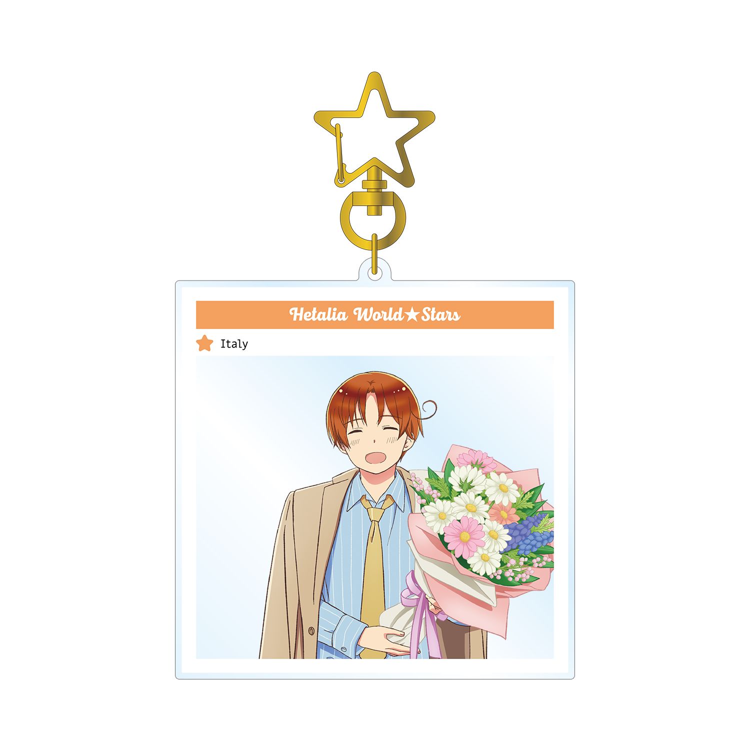 アニメ「ヘタリア World★Stars」 イタリア フォトフレーム風BIGアクリルキーホルダー - official product image | AniSmile