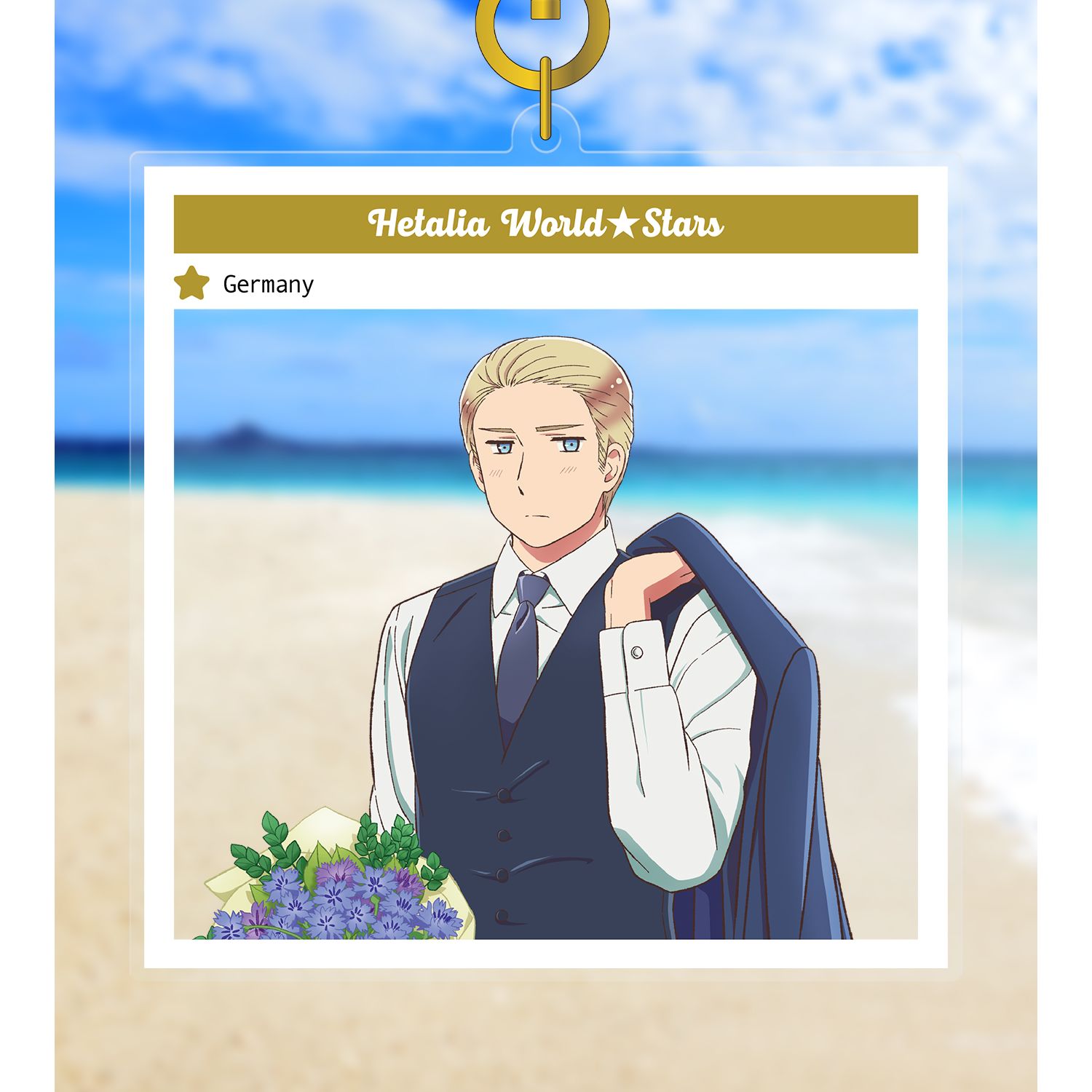 アニメ「ヘタリア World★Stars」 ドイツ フォトフレーム風BIGアクリルキーホルダー 画像 3 | AniSmile