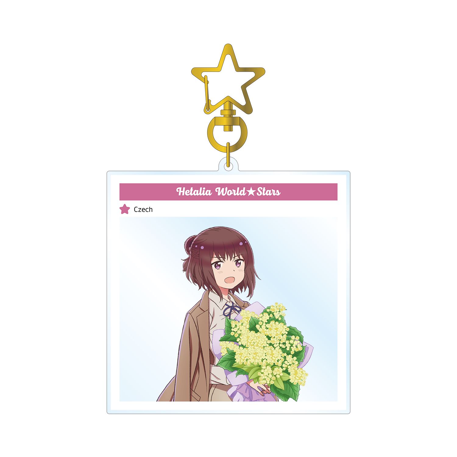 アニメ「ヘタリア World★Stars」 チェコ フォトフレーム風BIGアクリルキーホルダー - 公式商品画像 | AniSmile