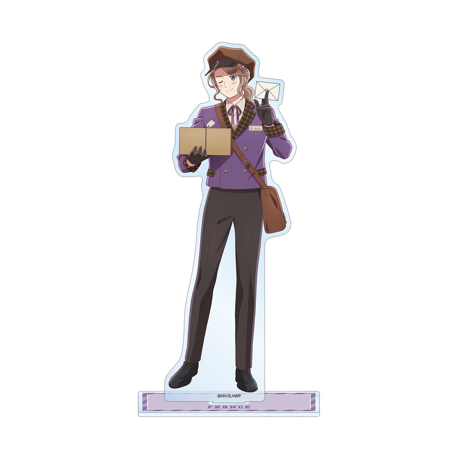 アニメ「ヘタリア World★Stars」 描き下ろし フランス 郵便屋ver. BIGアクリルスタンド - AniSmile