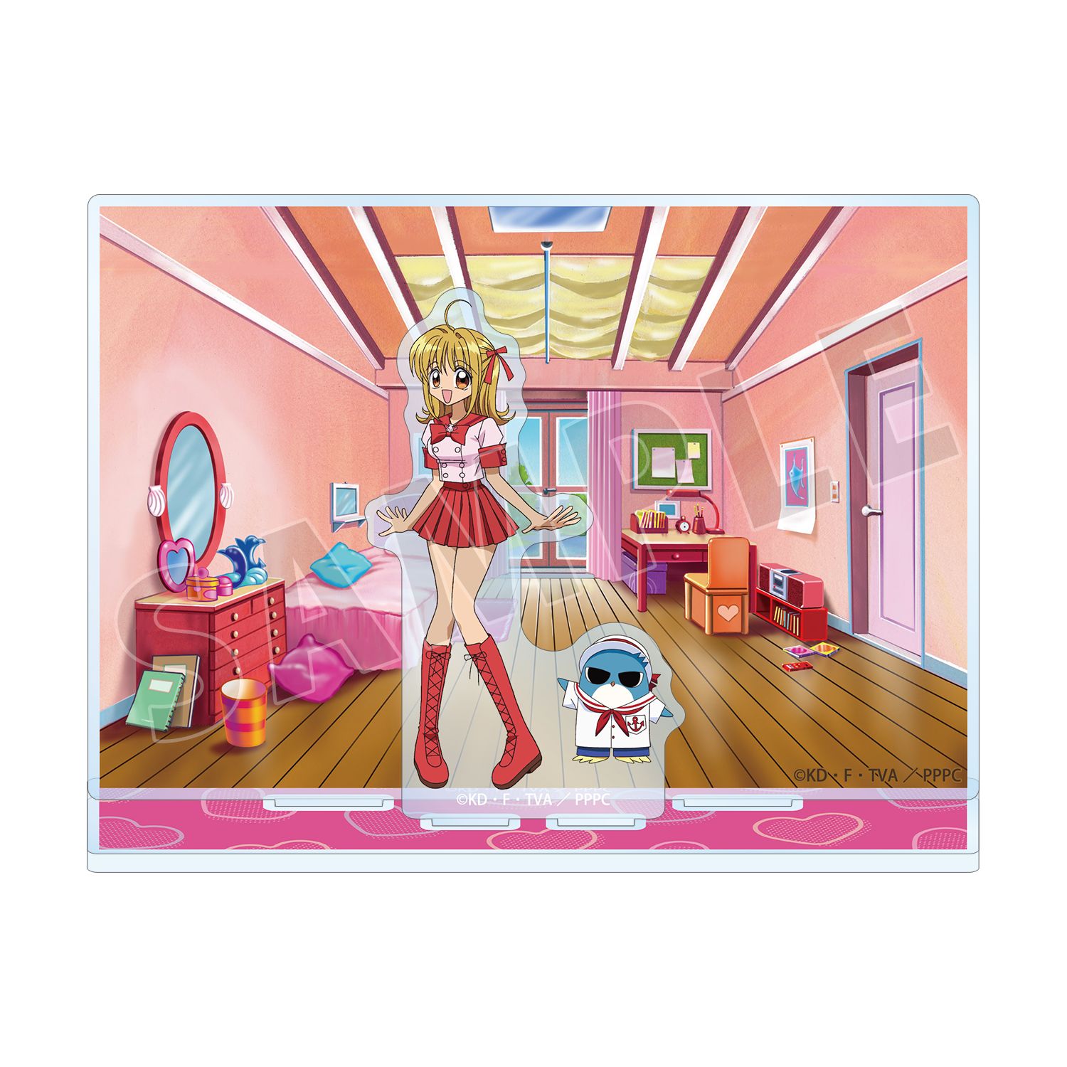 アニメ「ぴちぴちピッチ」 七海 るちあ&ヒッポ パーツ付きBIGアクリルスタンド - AniSmile