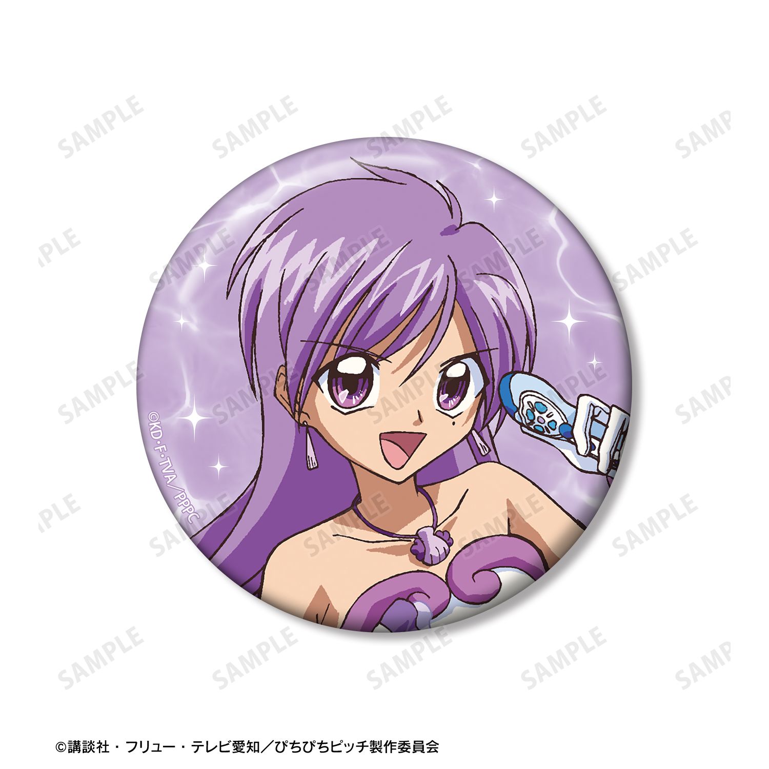 アニメ「ぴちぴちピッチ」 かれん 75mm推しゴト缶バッジセット 图片 3 | AniSmile