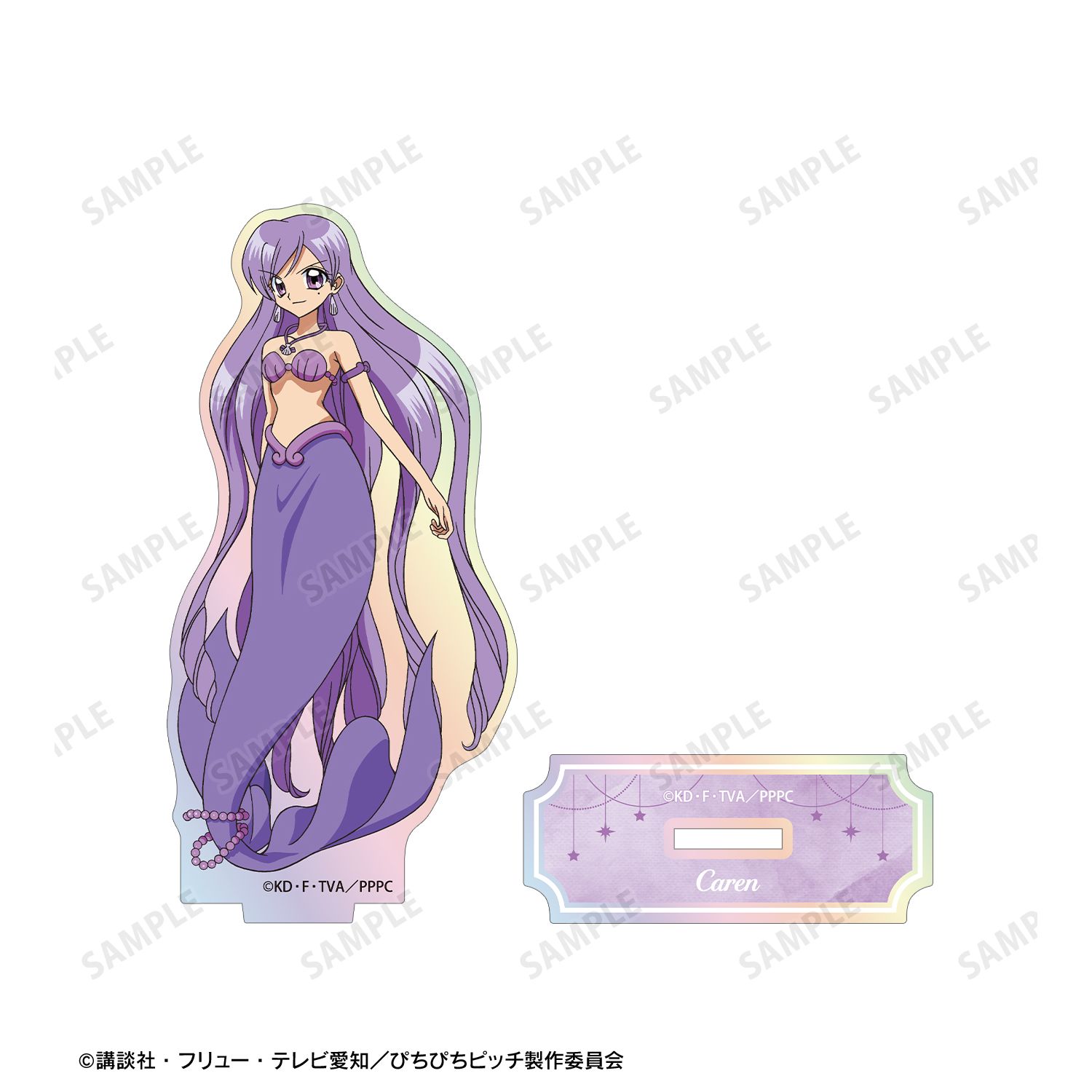 アニメ「ぴちぴちピッチ」 かれん オーロラアクリルスタンド Image 2 | AniSmile