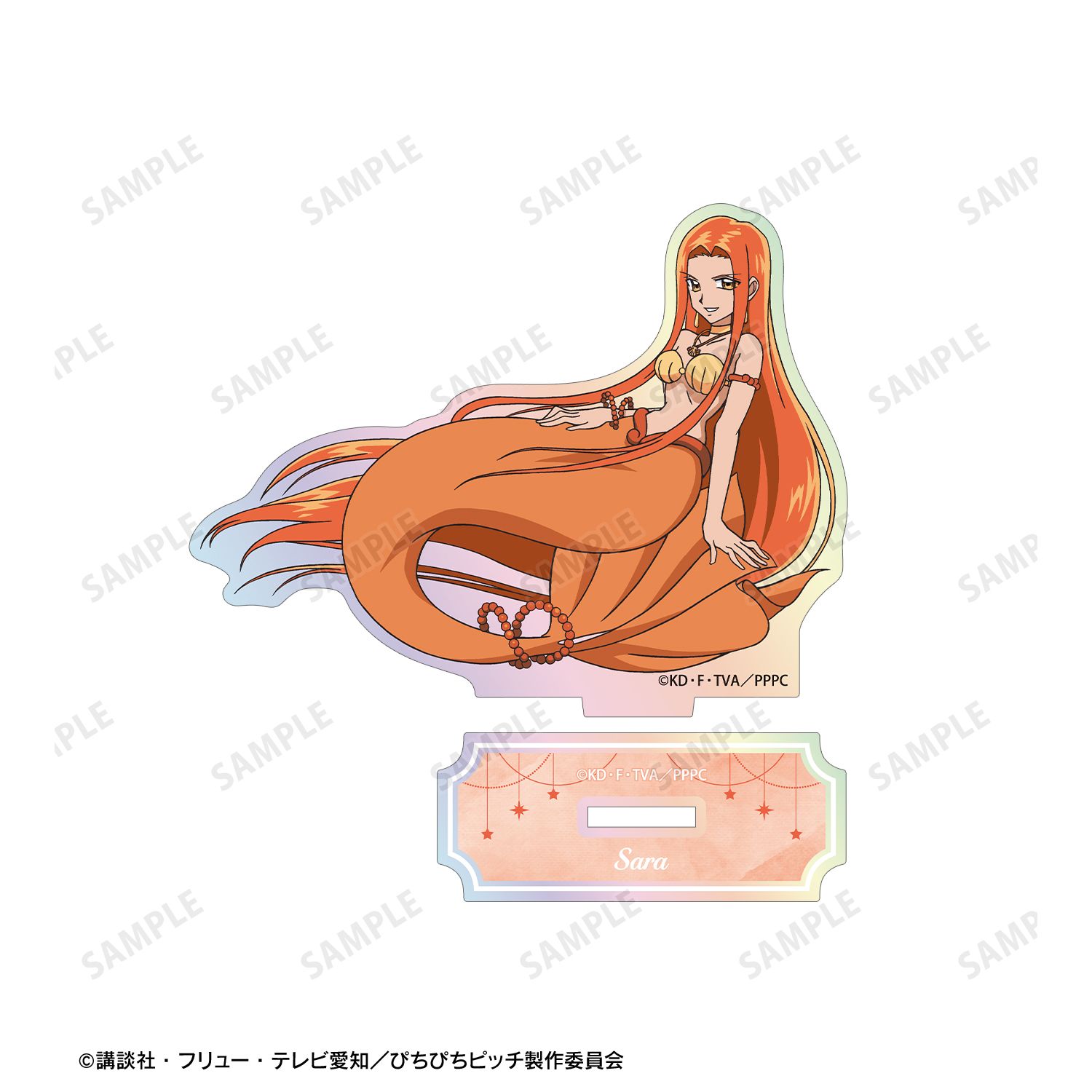 アニメ「ぴちぴちピッチ」 沙羅 オーロラアクリルスタンド Image 3 | AniSmile
