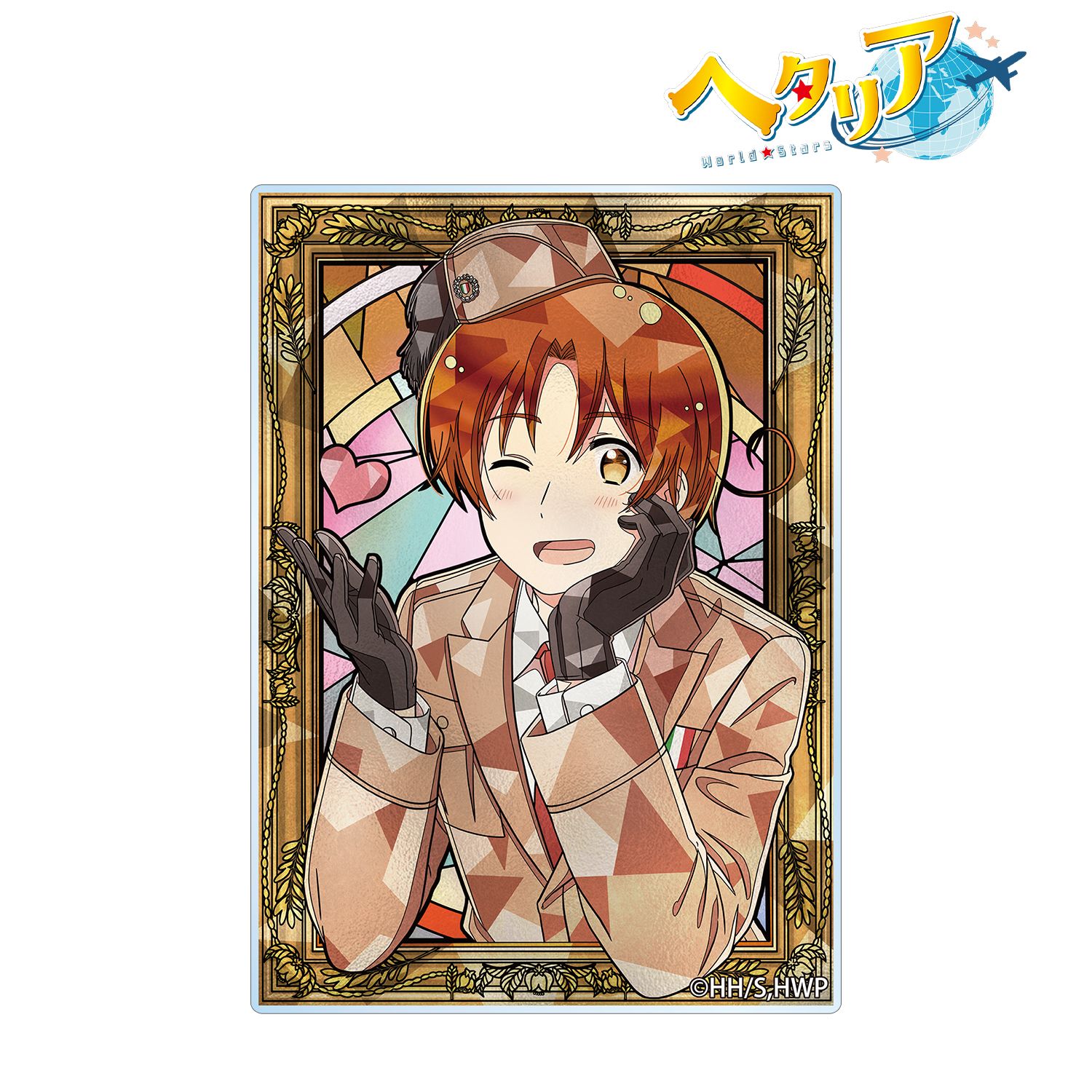 アニメ「ヘタリア World★Stars」 イタリア Aure Glass アクリルカード 画像 3 | AniSmile