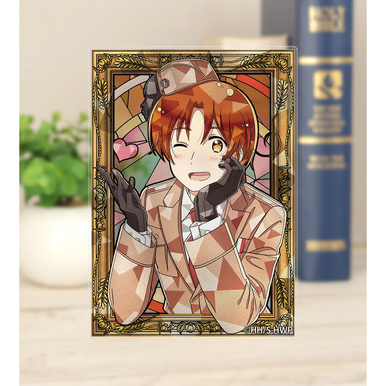 アニメ「ヘタリア World★Stars」 イタリア Aure Glass アクリルカード 画像 2 | AniSmile
