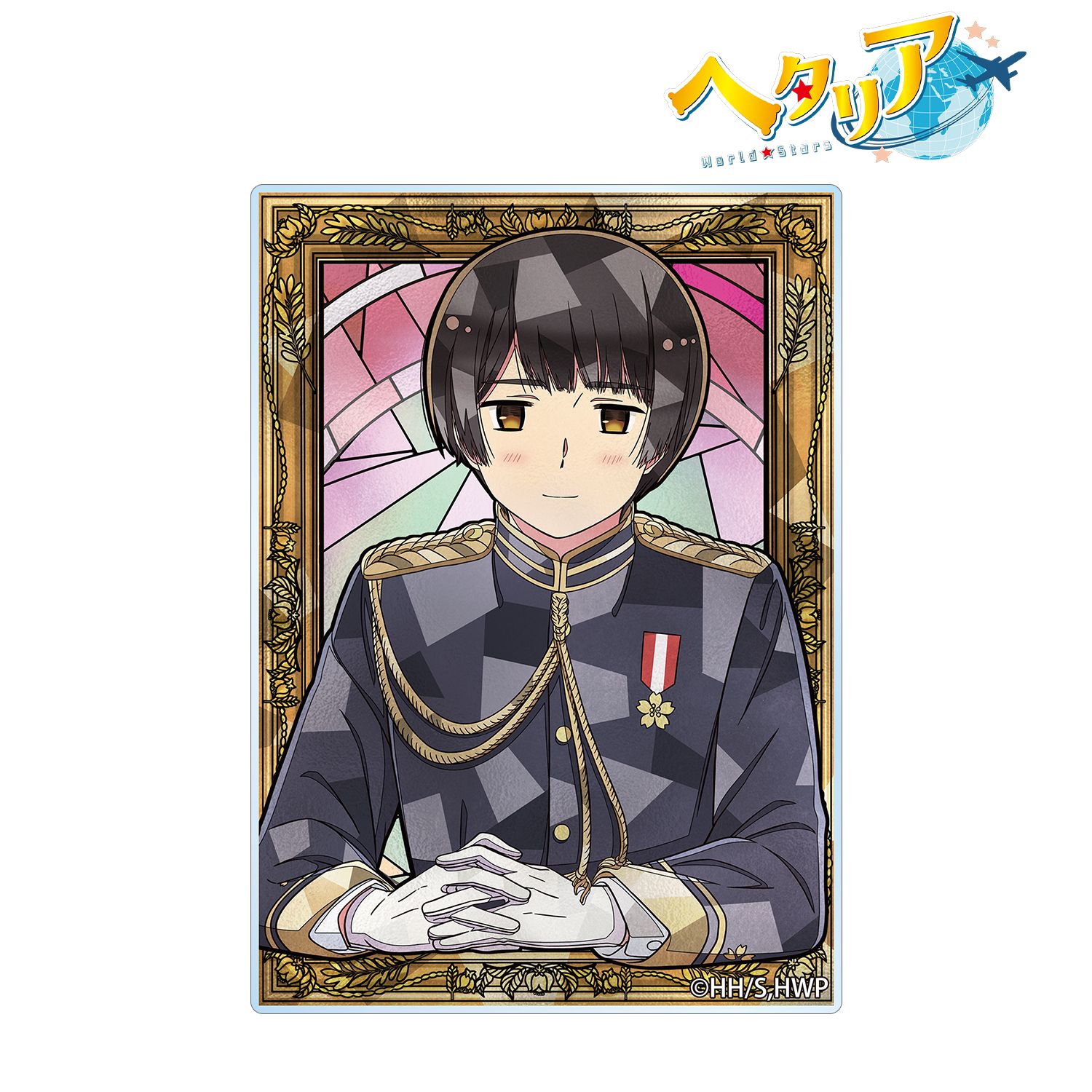 アニメ「ヘタリア World★Stars」 日本 Aure Glass アクリルカード 画像 2 | AniSmile