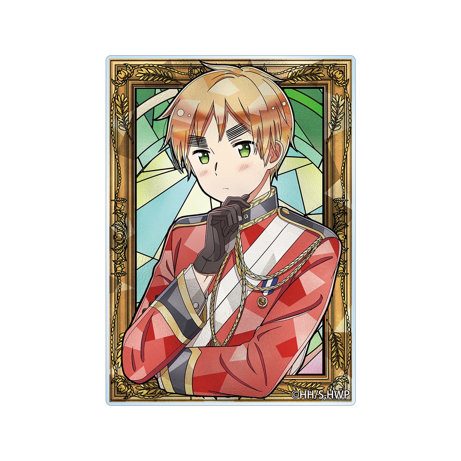 アニメ「ヘタリア World★Stars」 イギリス Aure Glass アクリルカード - 公式商品画像 | AniSmile