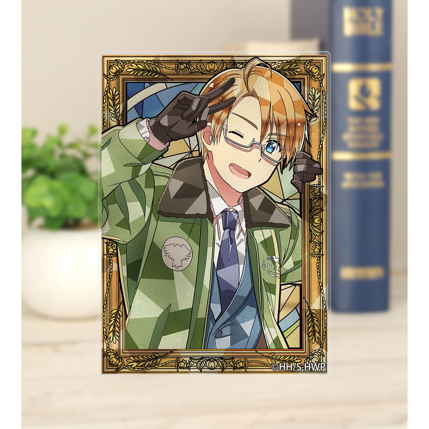 アニメ「ヘタリア World★Stars」 アメリカ Aure Glass アクリルカード 画像 2 | AniSmile